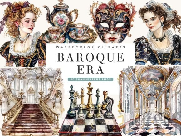 Download Baroque Era Clipart Bundle - Premium Bundle