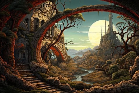 Download Background Surreal Art Pieces - Background Collection