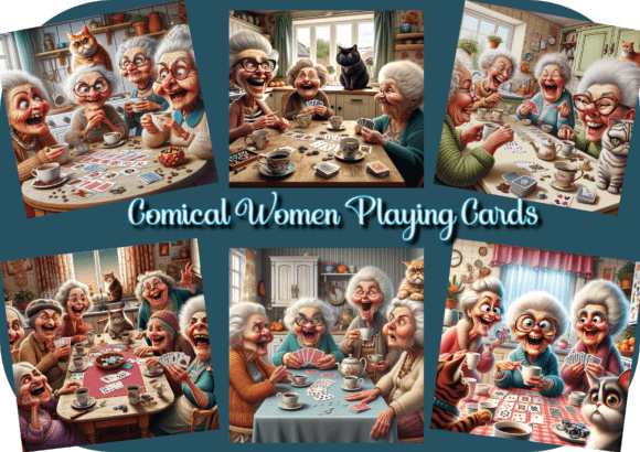 Download Quirky Women Playing Cards - Quirky Collection