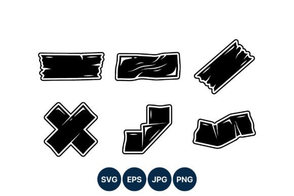Download Torn Tape Vector Art Pieces - Art pieces Collection