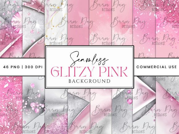Download Seamless Glitzy Pink Background - Background Collection